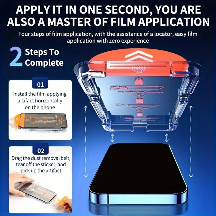 Immagine prodotto PhoneLook Confezione da 2 schermi protettivi anti spionaggio con sistema di montaggio rapido automatico e (2 Pezzo/i, Apple iPhone 12 Pro Max)