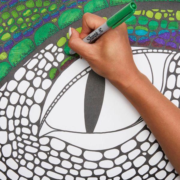 Produktbild Sharpie Permanent Marker Set ”Peacock” (Mehrfarbig, 1 mm, 28 x)