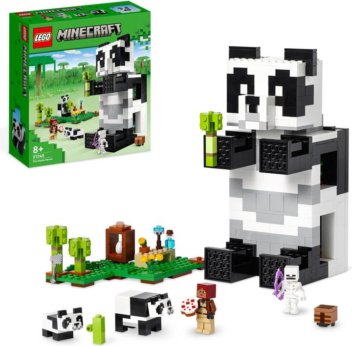 Actual product image LEGO The Panda House (21245, LEGO Minecraft)