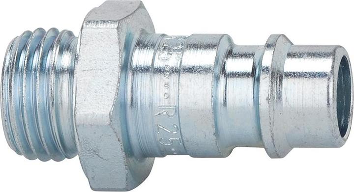 Immagine prodotto Riegler Nipplo a spina in acciaio zincato Spina DN 7,2-7,8 Filettatura esterna G 3/8 ″ SW 19 mm (Aggancio, 198.12 mm)