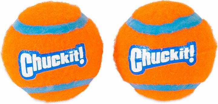 Actual product image Chuckit! CHUCKIT TENNIS BALL Tennis ball 5 cm diameter size S 2 piece(s) Orange (Ball toy dog)