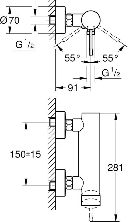 Produktbild Grohe Essence Einhand-Brausebatterie