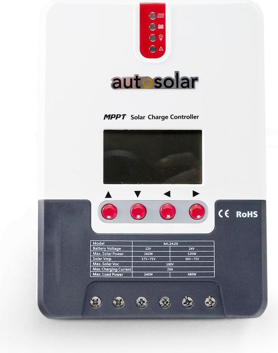 Produktbild Autosolar Komplettpaket 160W mit Lithiumbatterie 55Ah und 600W-Wechselrichter inkl. Montagematerial (160 W)