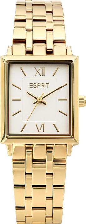 Esprit ANGULAR 32.6x23 3H S/WH DIA YG BR Armbanduhr