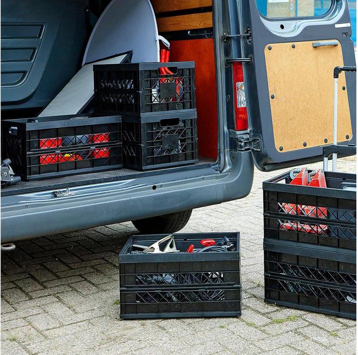 Image du produit Sunware Caisse pliante Heavy Duty, capacité 45 litres, charge admissible 30 kg, avec poignée (45 l)