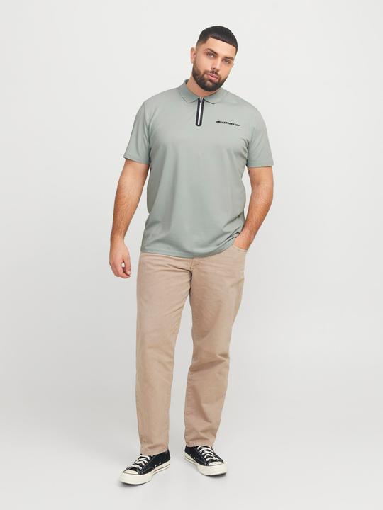 Actual product image Jack & Jones Plus Size Gedruckt Poloshirt Poloshirt (3XL)