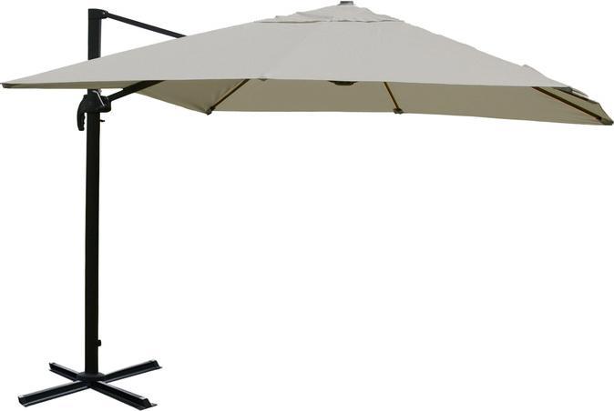 Immagine prodotto Mendler Ombrello semaforo Gastronomia, 3x4m (Ø5m) Poliestere Alu/Acciaio 26kg - grigio crema senza