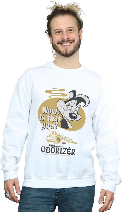 Actual product image Looney Tunes Mens Odorizer Pepe Le Pew Sweatshirt (L)