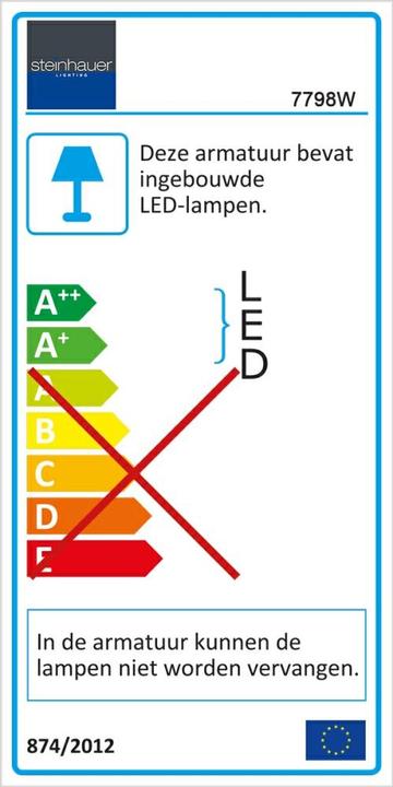 Energie-Label Steinhauer Lido (2160 lm)