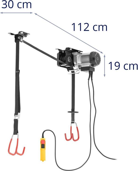 Immagine prodotto MSW Sollevatore elettrico per biciclette - Altezza di sollevamento 3 m - Telecomando