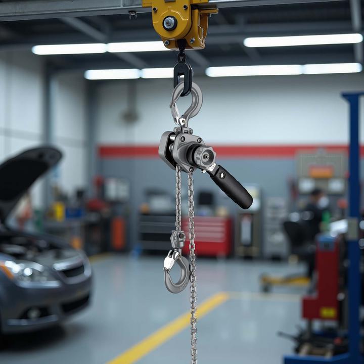 Actual product image Wiltec Lever Chain Hoist 500 kg Lifting Height 1.5 m Manual Blocks Equipment