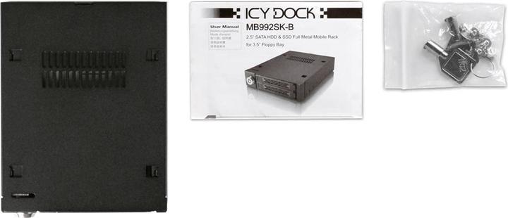 Immagine prodotto Icy Dock telaio rimovibile 2x 2.5" MB992SK-B