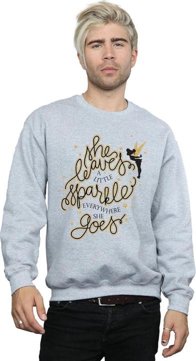 Actual product image Disney Mens Tinkerbell Stars Sweatshirt (XL)