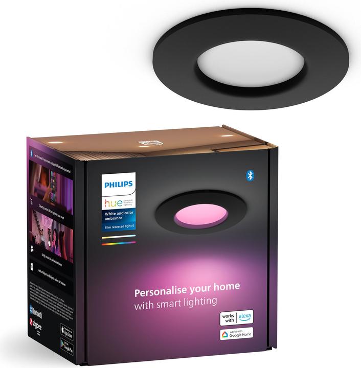 Actual product image Philips Hue White & Color Ambiance Slim Recessed (650 lm)