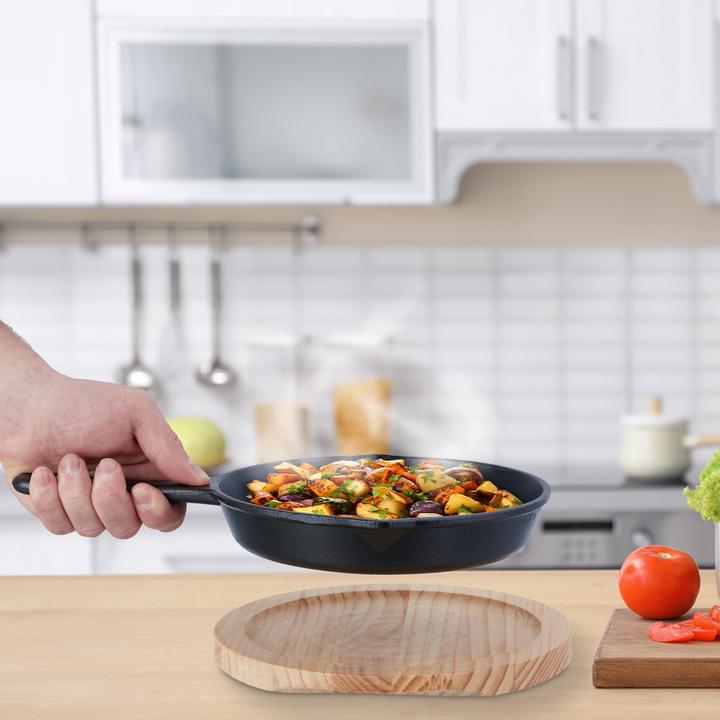 Actual product image Relaxdays cast-iron-pan (20 cm, Frying pan, Cast iron)