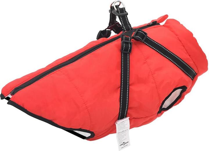 Produktbild VidaXL Hundemantel mit Geschirr Wasserdicht Reflektierend (52, Hundemantel)