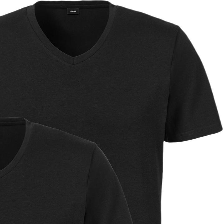 Produktbild S.Oliver 4er Pack Basic Unterhemd / Shirt Kurzarm (XL)