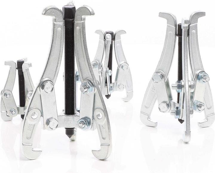 Actual product image XPOtool 4-pcs Set of Professional 3-jaws Gear Puller Universal Bearing Removal Internal External
