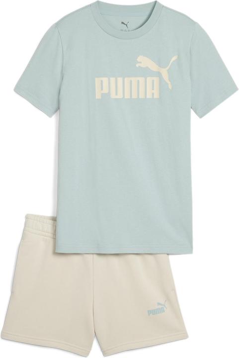 Puma ESS No.1 Logo Tee and Shorts Set G