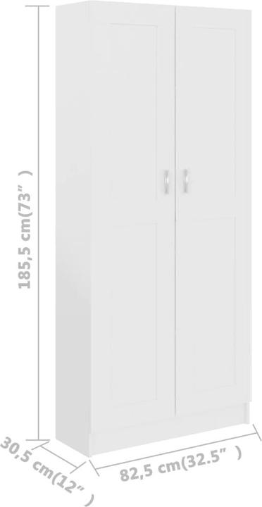 Actual product image VidaXL Gilvarry (82.5 x 30.5 x 185.5 cm)