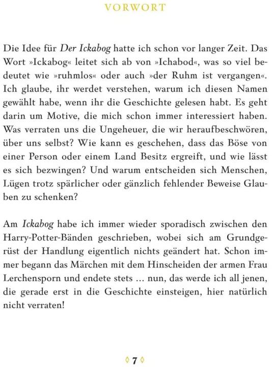 Produktbild Der Ickabog (Deutsch, J.K. Rowling, Friedrich Pflüger, 2020)