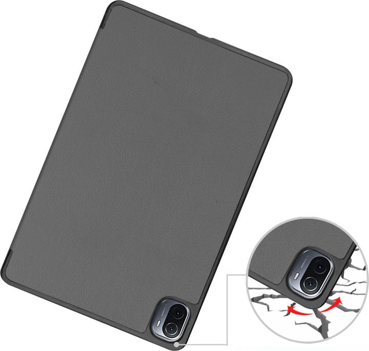 Actual product image Cover-Discount Xiaomi Pad 5 - Tri-fold Smart Case grey (Xiaomi Pad 5)
