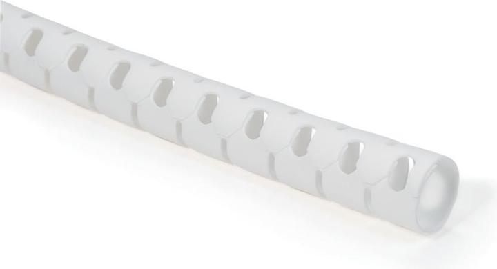 Immagine prodotto HellermannTyton Fascio di cavi con guaina a spirale HWPP 27 mm bianco (Tubo a spirale per cavi, 39 cm)