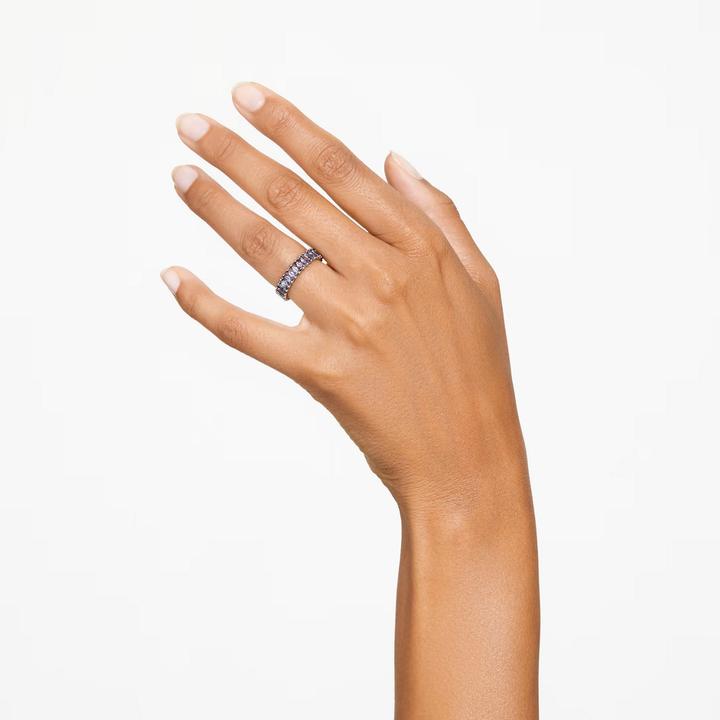 Produktbild Swarovski Matrix Ring Baguette Schliff Grau (60)