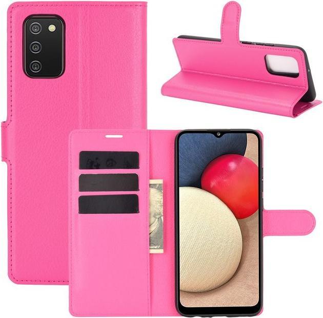 Produktbild MU Classic Litchi Leder Bookcover Series (Samsung Galaxy A02s)