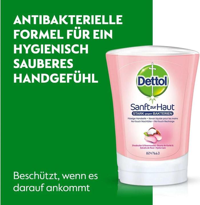 Produktbild Dettol No Touch (Flüssigseife, Handseife Nachfüllpackung, 250 ml)
