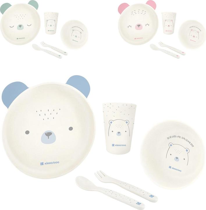 Kikkaboo Kindergeschirr Set Bear with me