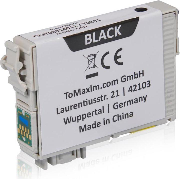 Image du produit Inkadoo Cartouches d'impression compatibles avec Epson C13T08914011 / T0891 cartouche d'encre, noir noir (CF)