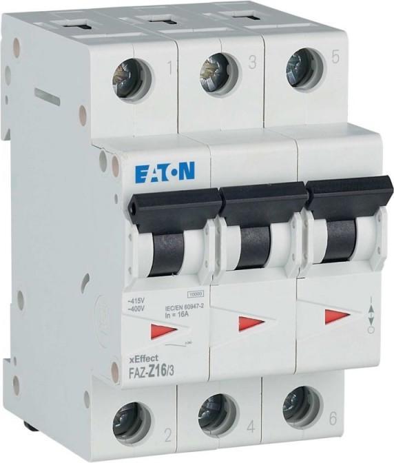 Produktbild Eaton MOE FAZ-Z16/3 LS-Schalter 16A 3p Z-Char