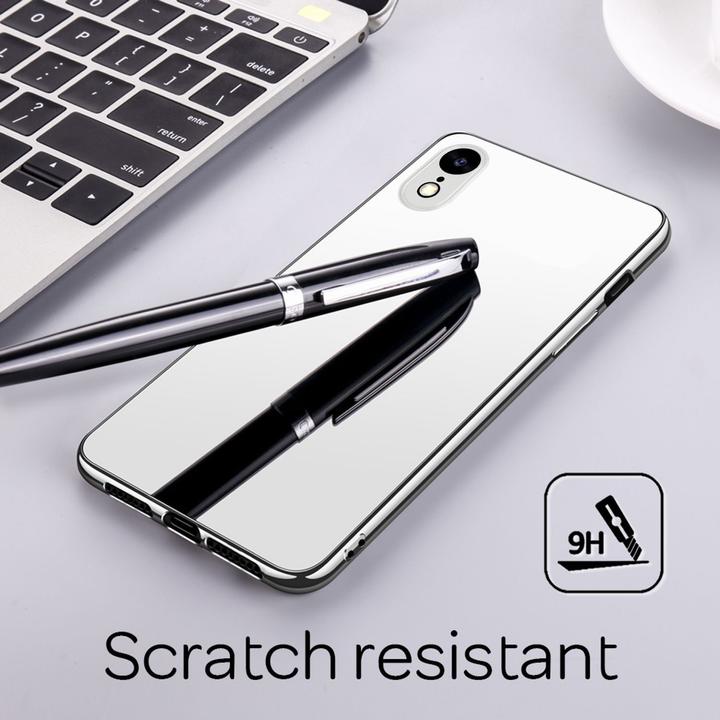 Actual product image Nalia Mirror tempered glass cover (Apple iPhone XR)