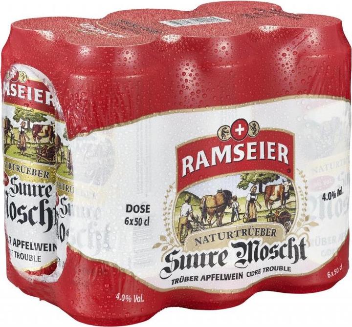 Ramseier SUURE MOSCHT Naturtrüeb can box / 4 % (24 x 50 cl)