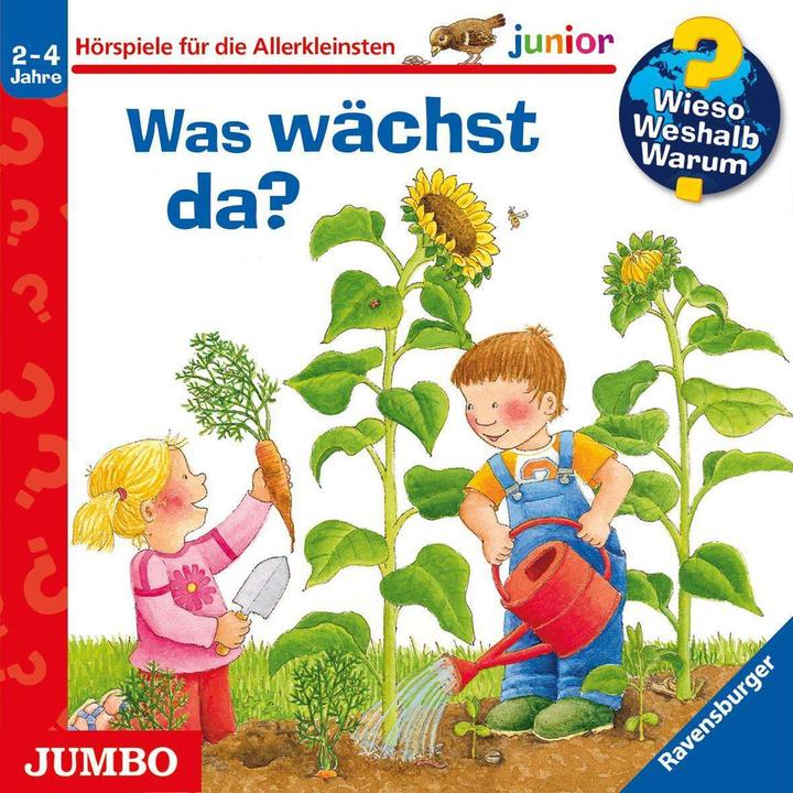 Actual product image Jumbo Why? Why? Why? junior. What's growing there? (Vincent Richter, Niklas Heinecke, German)