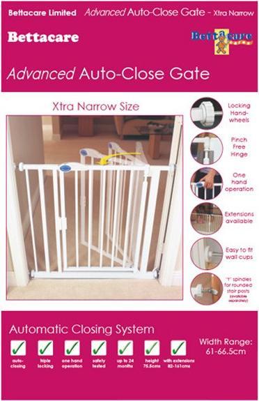 Actual product image Bettacare Auto-Close Xtra Narrow (61 cm)