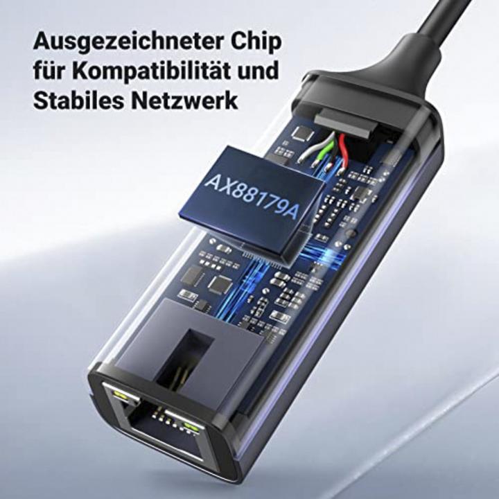 Produktbild Ugreen Ethernet Adapter (USB, RJ45 Gigabit Ethernet (1x))