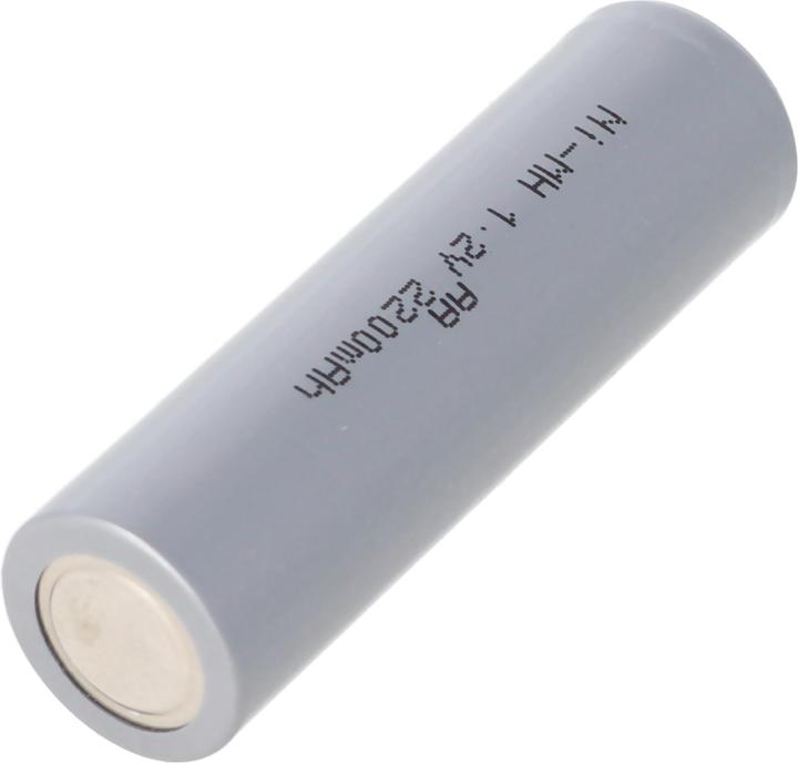 Image du produit AccuCell Accu HHR2200 Mignon AA Cellule NiMH Accu Flat Top avec (AA, 2200 mAh)