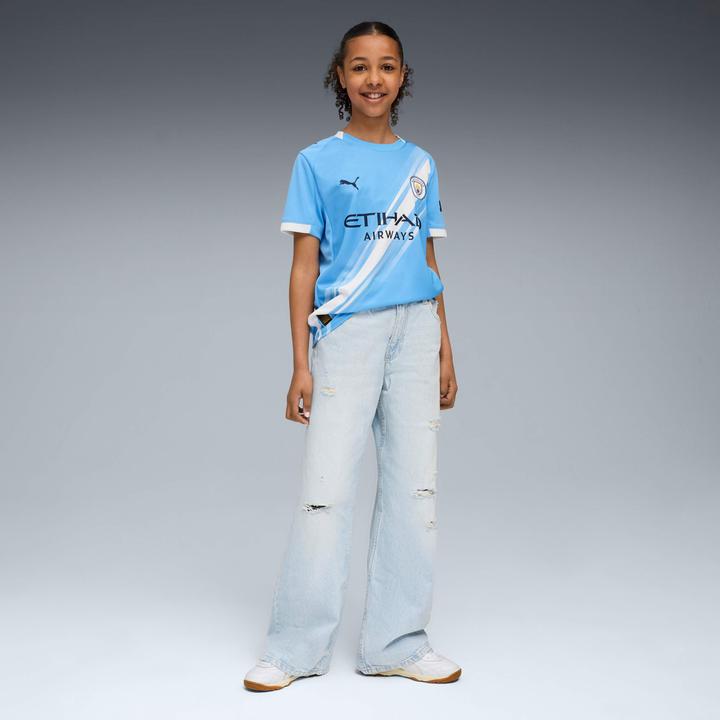 Actual product image Puma MCFC Home Jersey Replica Jr (116)