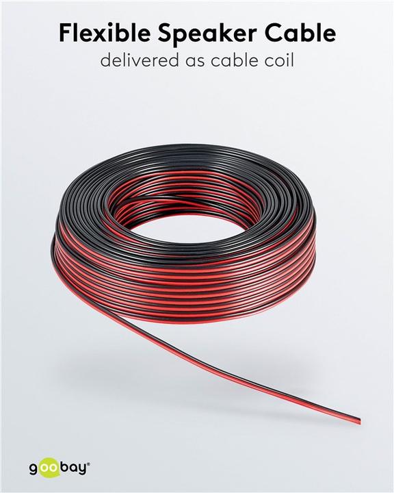 Immagine prodotto Goobay Cavo dell'altoparlante CCA (10 m, 0.75 mm².)