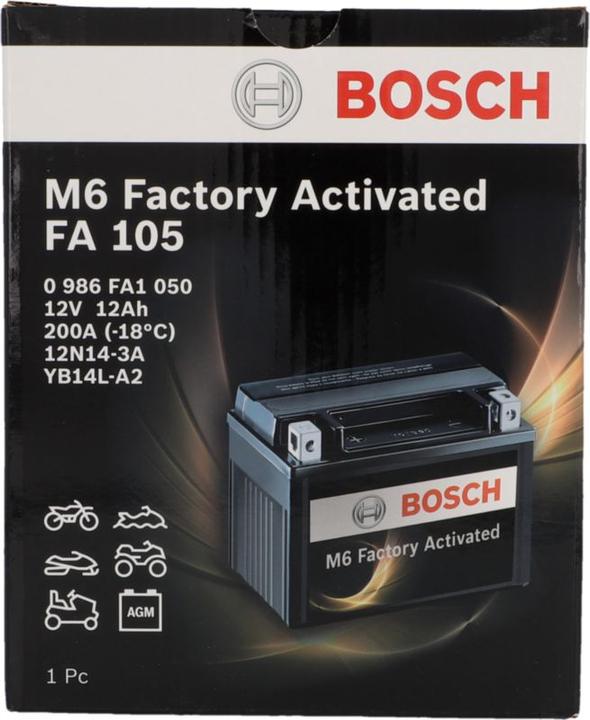 Immagine prodotto Bosch Automotive Batteria per moto al GEL (12 V, 12 Ah, 200 A)