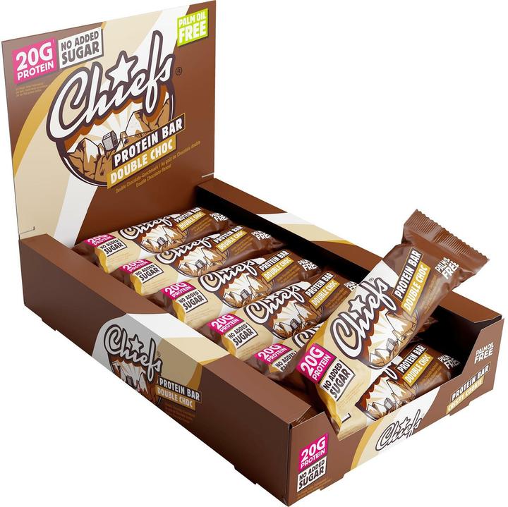 Image du produit Chiefs Barre de protéines (Chocolat, 12 pcs, 660 g)