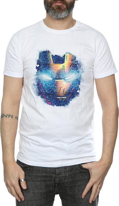 Produktbild Iron Man Distressed Head TShirt (L)