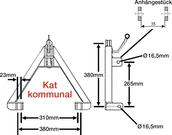 Produktbild Dema Schlepperdreieck Kat Kommunal