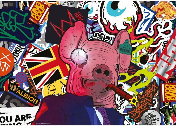 Actual product image THQ WATCH DOGS LEGION: PIG MASK PUZZLES 1000 pcs (1000 pieces)