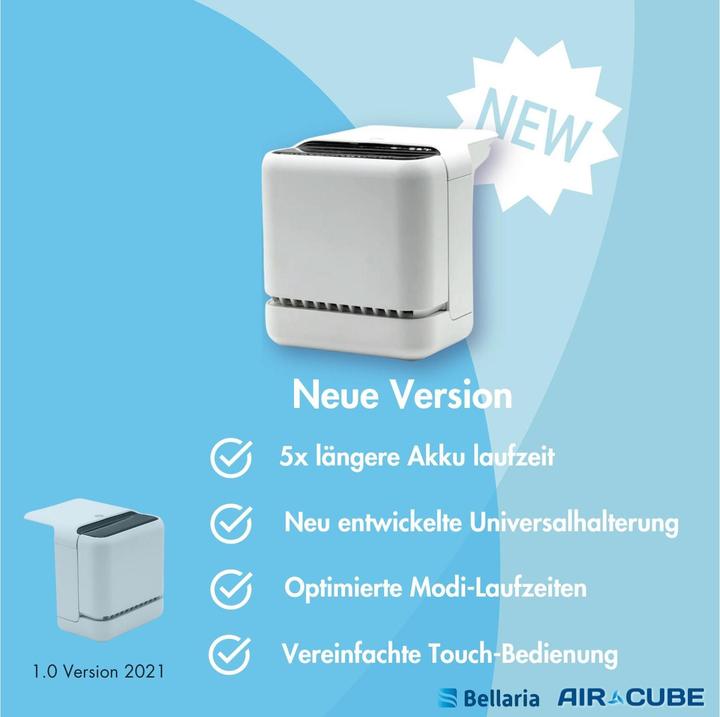 Image du produit Bellaria BellariaTech Purificateur d'air et de WC Air Cube V2 Blanc, Matériau