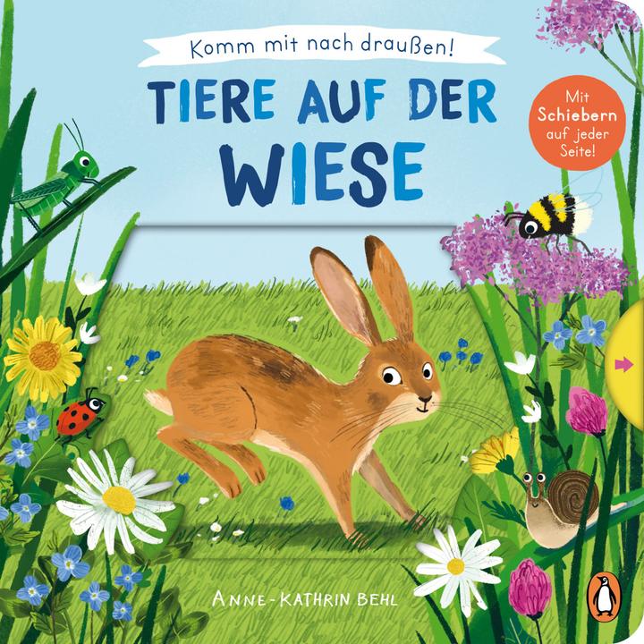 Komm mit nach draussen! - Tiere auf der Wiese (German)