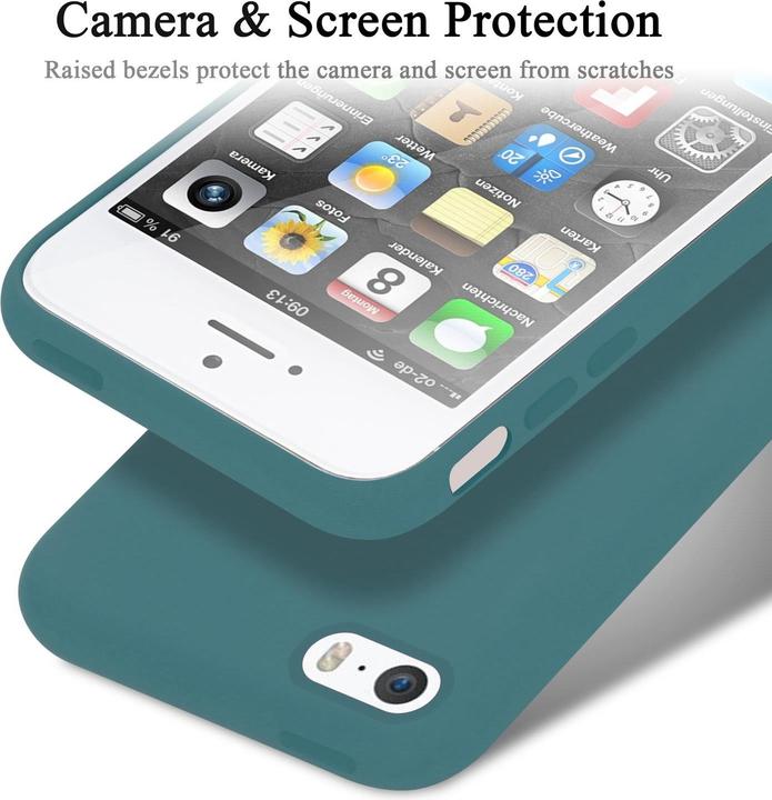 Productafbeelding Cadorabo TPU Liquid Silicone Case Cover (Apple iPhone 5)