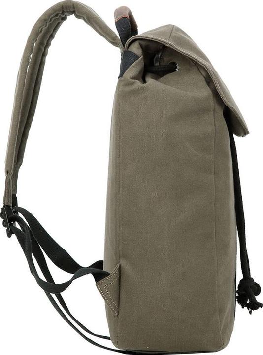 Actual product image Troop London Heritage Waxed Canvas Laptop Backpack